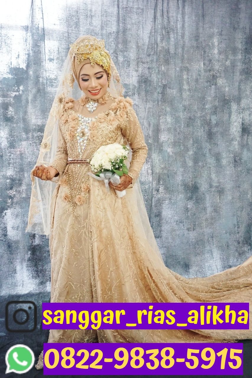 Paket Makeup Akad Nikah Pernikahan Hijab Syari Karet Tengsin